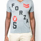 Men's - Forza V Heather Grey V-Neck T-Shirt-Vaughn de Heart