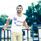 Men's - La Marque de Courage White V-Neck T-Shirt-Vaughn de Heart