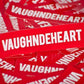 Vaughn de Heart Red Box Logo Sticker-Vaughn de Heart